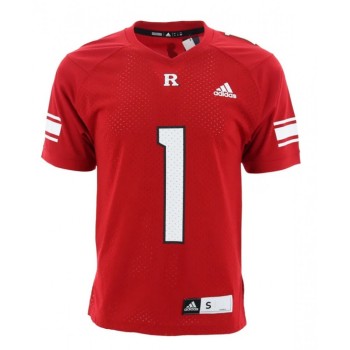 Men's Rutgers Scarlet Knights #1 Red Stitched Jersey Men's Rutgers Scarlet Knights #1 Red Stitched Jersey