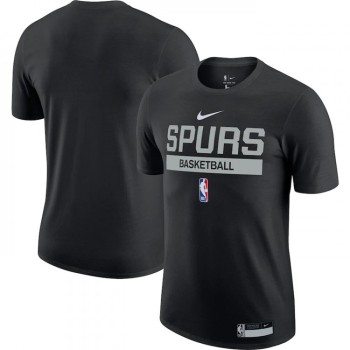 Men's San Antonio Spurs Black 2022/23 Legend On-Court Practice Performance T-Shirt Men's San Antonio Spurs Black 2022/23 Legend On-Court Practice Performance T-Shirt