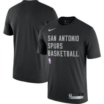 Men's San Antonio Spurs Black 2023/24 Sideline Legend Performance Practice T-Shirt Men's San Antonio Spurs Black 2023/24 Sideline Legend Performance Practice T-Shirt