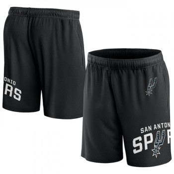 Men's San Antonio Spurs Black Free Throw Mesh Shorts Men's San Antonio Spurs Black Free Throw Mesh Shorts