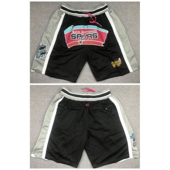 Men's San Antonio Spurs Black Shorts (Run Small) Men's San Antonio Spurs Black Shorts (Run Small)