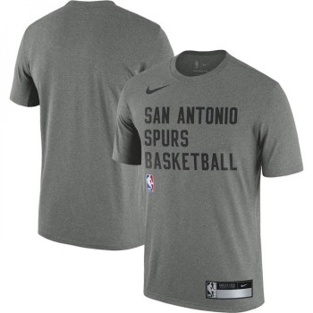 Men's San Antonio Spurs Heather Gray 2023/24 Sideline Legend Performance Practice T-Shirt Men's San Antonio Spurs Heather Gray 2023/24 Sideline Legend Performance Practice T-Shirt