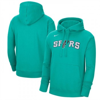 Men's San Antonio Spurs Teal 2022/23 City Edition Essential Pullover Hoodie Men's San Antonio Spurs Teal 2022/23 City Edition Essential Pullover Hoodie