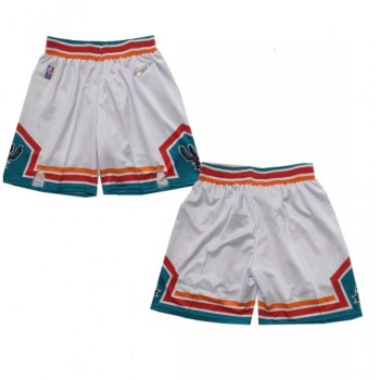 Men's San Antonio Spurs White Shorts (Run Small) Men's San Antonio Spurs White Shorts (Run Small)