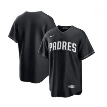 Men's San Diego Padres Blank Black Cool Base Stitched Baseball Jersey Men's San Diego Padres Blank Black Cool Base Stitched Baseball Jersey
