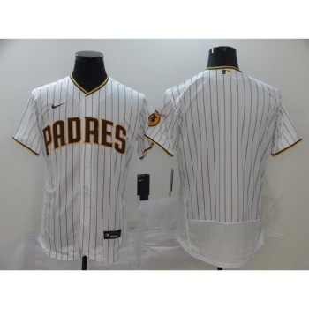 Men's San Diego Padres Blank White Flex Base Stitched MLB Jersey Men's San Diego Padres Blank White Flex Base Stitched MLB Jersey