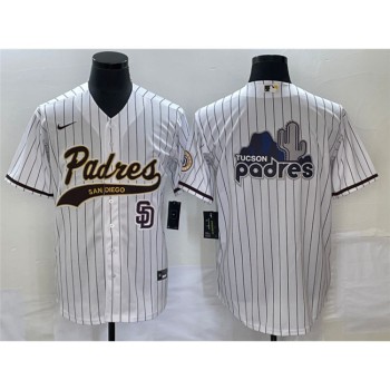 Men's San Diego Padres White Big Logo in Back Cool Base With Patch Stitched Baseball Jersey Men's San Diego Padres White Big Logo in Back Cool Base With Patch Stitched Baseball Jersey