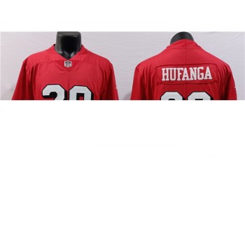 Men's San Francisco 49ers #29 Talanoa Hufanga New Red Vapor Untouchable Stitched Jersey Men's San Francisco 49ers #29 Talanoa Hufanga New Red Vapor Untouchable Stitched Jersey