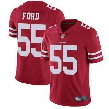 Men's San Francisco 49ers #55 Dee Ford Red Vapor Untouchable Limited Stitched NFL Jersey Men's San Francisco 49ers #55 Dee Ford Red Vapor Untouchable Limited Stitched NFL Jersey