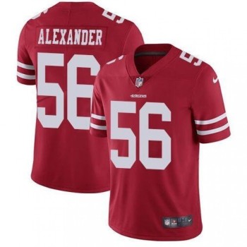 Men's San Francisco 49ers #56 Kwon Alexander Red Vapor Untouchable Limited Stitched NFL Jersey Men's San Francisco 49ers #56 Kwon Alexander Red Vapor Untouchable Limited Stitched NFL Jersey