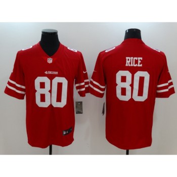Men's San Francisco 49ers #80 Jerry Rice Red Vapor Untouchable Player Limited Jersey Men's San Francisco 49ers #80 Jerry Rice Red Vapor Untouchable Player Limited Jersey