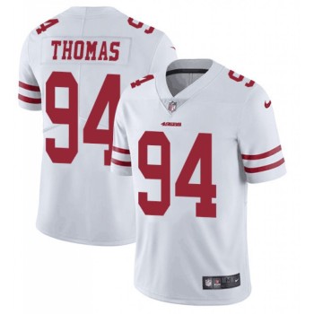 Men's San Francisco 49ers #94 Solomon Thomas Red 2019 Vapor Untouchable Limited Stitched NFL Jersey Men's San Francisco 49ers #94 Solomon Thomas Red 2019 Vapor Untouchable Limited Stitched NFL Jersey