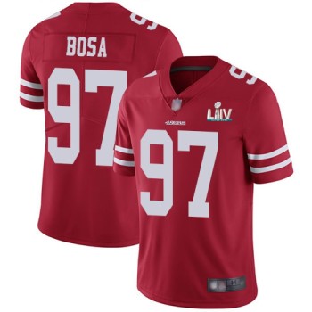 Men's San Francisco 49ers #97 Nick Bosa Red Super Bowl LIV Vaper Untouchable Limited Stitched NFL Jersey Men's San Francisco 49ers #97 Nick Bosa Red Super Bowl LIV Vaper Untouchable Limited Stitched NFL Jersey