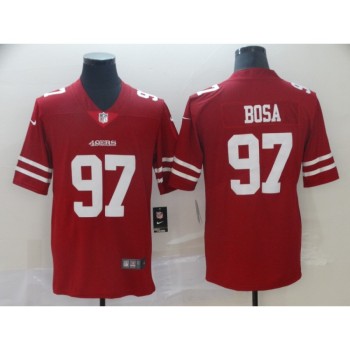 Men's San Francisco 49ers #97 Nick Bosa Red Vapor Untouchable Limited Stitched NFL Jersey Men's San Francisco 49ers #97 Nick Bosa Red Vapor Untouchable Limited Stitched NFL Jersey