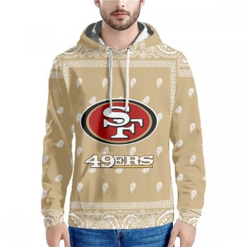 Men's San Francisco 49ers Gold Pullover Hoodie Men's San Francisco 49ers Gold Pullover Hoodie