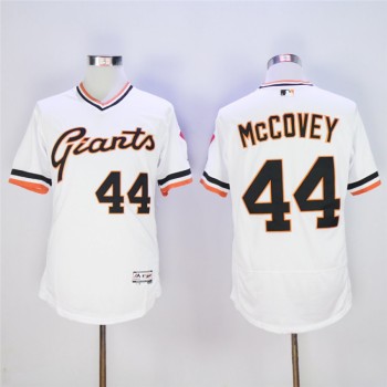 Men's San Francisco Giants #44 Willie McCovey Throwback Flexbase Stitched MLB Jersey