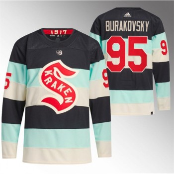 Men's Seattle Kraken #95 Andre Burakovsky 2024 Deep Sea Blue Winter Classic Stitched Jersey Men's Seattle Kraken #95 Andre Burakovsky 2024 Deep Sea Blue Winter Classic Stitched Jersey