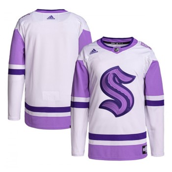 Men's Seattle Kraken Blank White/Purple Stitched Jersey Men's Seattle Kraken Blank White/Purple Stitched Jersey
