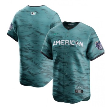 Men's Seattle Mariners Blank Teal 2023 All-star Cool Base With Patch Stitched Baseball Jersey Men's Seattle Mariners Blank Teal 2023 All-star Cool Base With Patch Stitched Baseball Jersey