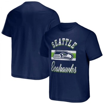 Men's Seattle Seahawks Navy x Darius Rucker Collection Stripe T-Shirt Men's Seattle Seahawks Navy x Darius Rucker Collection Stripe T-Shirt