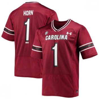 Men's South Carolina Fighting Gamecocks #1 Jaycee Horn Garnet Stitched Jersey Men's South Carolina Fighting Gamecocks #1 Jaycee Horn Garnet Stitched Jersey