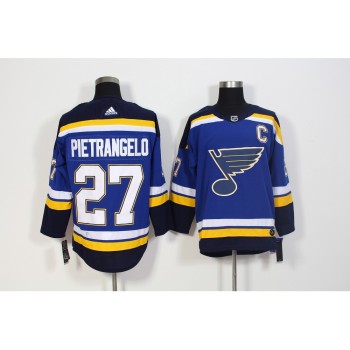 Men's St. Louis Blues #27 Alex Pietrangelo Blue Fashion Stitched NHL Jersey Men's St. Louis Blues #27 Alex Pietrangelo Blue Fashion Stitched NHL Jersey