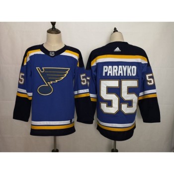 Men's St. Louis Blues #55 Colton Parayko Blue Fashion Stitched NHL Jersey Men's St. Louis Blues #55 Colton Parayko Blue Fashion Stitched NHL Jersey