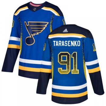 Men's St. Louis Blues #91 Vladimir Tarasenko Blue Drift Fashion Stitched NHL Jersey Men's St. Louis Blues #91 Vladimir Tarasenko Blue Drift Fashion Stitched NHL Jersey