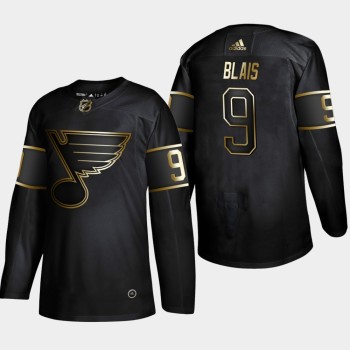 Men's St. Louis Blues #9 Sammy Blais 2019 Black Golden Edition Stitched NHL Jersey Men's St. Louis Blues #9 Sammy Blais 2019 Black Golden Edition Stitched NHL Jersey