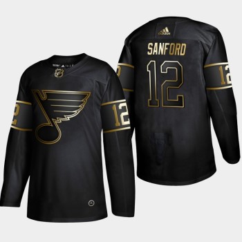 Men's St. Louis Blues #9 Zach Sanford 2019 Black Golden Edition Stitched NHL Jersey Men's St. Louis Blues #9 Zach Sanford 2019 Black Golden Edition Stitched NHL Jersey