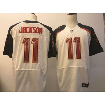 Men's Tampa Bay Buccaneers #11 DeSean Jackson White Elite Stitched NFL Jersey