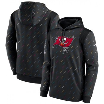 Men's Tampa Bay Buccaneers 2021 Charcoal Crucial Catch Therma Pullover Hoodie Men's Tampa Bay Buccaneers 2021 Charcoal Crucial Catch Therma Pullover Hoodie