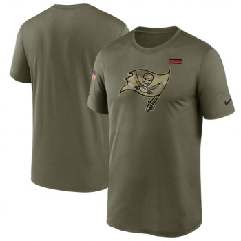 Men's Tampa Bay Buccaneers 2021 Olive Salute To Service Legend Performance T-Shirt Men's Tampa Bay Buccaneers 2021 Olive Salute To Service Legend Performance T-Shirt