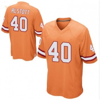 Men's Tampa Bay Buccaneers #40 Mike Alstott Orange Stitched Jersey Men's Tampa Bay Buccaneers #40 Mike Alstott Orange Stitched Jersey
