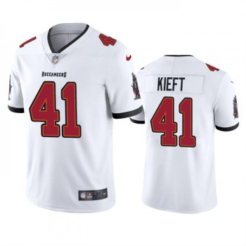 Men's Tampa Bay Buccaneers #41 Ko Kieft White Vapor Untouchable Limited Stitched Jersey Men's Tampa Bay Buccaneers #41 Ko Kieft White Vapor Untouchable Limited Stitched Jersey
