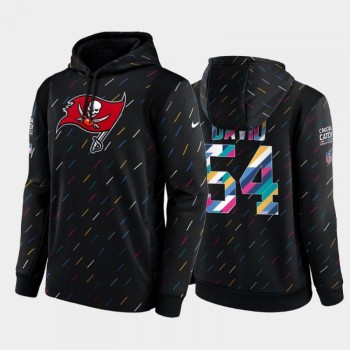 Men's Tampa Bay Buccaneers #54 Lavonte David 2021 Charcoal Crucial Catch Therma Pullover Hoodie Men's Tampa Bay Buccaneers #54 Lavonte David 2021 Charcoal Crucial Catch Therma Pullover Hoodie