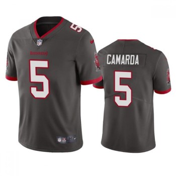 Men's Tampa Bay Buccaneers #5 Jake Camarda Grey Vapor Untouchable Limited Stitched Jersey Men's Tampa Bay Buccaneers #5 Jake Camarda Grey Vapor Untouchable Limited Stitched Jersey