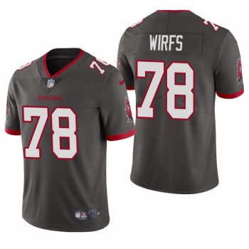 Men's Tampa Bay Buccaneers #78 Tristan Wirfs New Grey Vapor Untouchable Limited Stitched Jersey Men's Tampa Bay Buccaneers #78 Tristan Wirfs New Grey Vapor Untouchable Limited Stitched Jersey