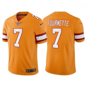 Men's Tampa Bay Buccaneers #7 Leonard Fournette Orange Vapor Untouchable Limited Stitched Jersey Men's Tampa Bay Buccaneers #7 Leonard Fournette Orange Vapor Untouchable Limited Stitched Jersey