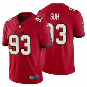 Men's Tampa Bay Buccaneers #93 Ndamukong Suh New Red Vapor Untouchable Limited Stitched Jersey Men's Tampa Bay Buccaneers #93 Ndamukong Suh New Red Vapor Untouchable Limited Stitched Jersey