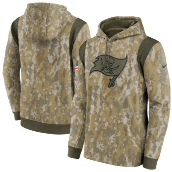 Men's Tampa Bay Buccaneers Camo 2021 Salute To Service Therma Performance Pullover Hoodie Men's Tampa Bay Buccaneers Camo 2021 Salute To Service Therma Performance Pullover Hoodie