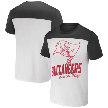 Men's Tampa Bay Buccaneers Cream/Pewter x Darius Rucker Collection Colorblocked T-Shirt Men's Tampa Bay Buccaneers Cream/Pewter x Darius Rucker Collection Colorblocked T-Shirt