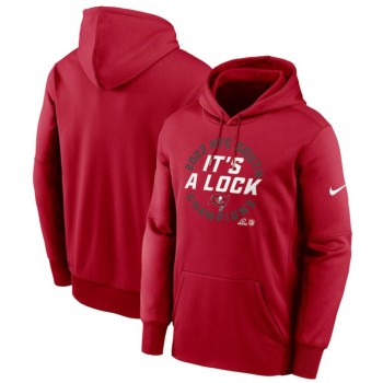 Men's Tampa Bay Buccaneers Red 2023 NFC South Division Champions Locker Room Trophy Collection Pullover Hoodie Men's Tampa Bay Buccaneers Red 2023 NFC South Division Champions Locker Room Trophy Collection Pullover Hoodie