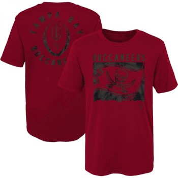 Men's Tampa Bay Buccaneers Red Preschool Liquid Camo Logo T-Shirt Men's Tampa Bay Buccaneers Red Preschool Liquid Camo Logo T-Shirt