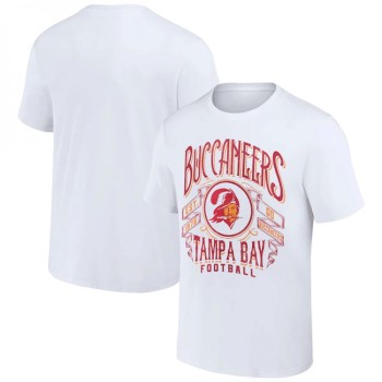 Men's Tampa Bay Buccaneers White x Darius Rucker Collection Vintage Football T-Shirt Men's Tampa Bay Buccaneers White x Darius Rucker Collection Vintage Football T-Shirt