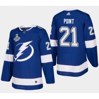 Men's Tampa Bay Lightning #21 Brayden Point 2021 Stanley Cup Champions Stitched Jersey Men's Tampa Bay Lightning #21 Brayden Point 2021 Stanley Cup Champions Stitched Jersey