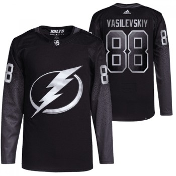 Men's Tampa Bay Lightning #88 Andrei Vasilevskiy Black Stitched Jersey Men's Tampa Bay Lightning #88 Andrei Vasilevskiy Black Stitched Jersey