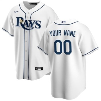 Youth Tampa Bay Rays White Stitched Baseball Custom Jersey Youth Tampa Bay Rays White Stitched Baseball Custom Jersey