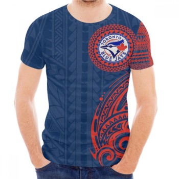 Men's Toronto Blue Jays Navy/Red T-Shirt Men's Toronto Blue Jays Navy/Red T-Shirt