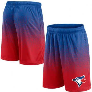 Men's Toronto Blue Jays Royal/Red Ombre Shorts Men's Toronto Blue Jays Royal/Red Ombre Shorts